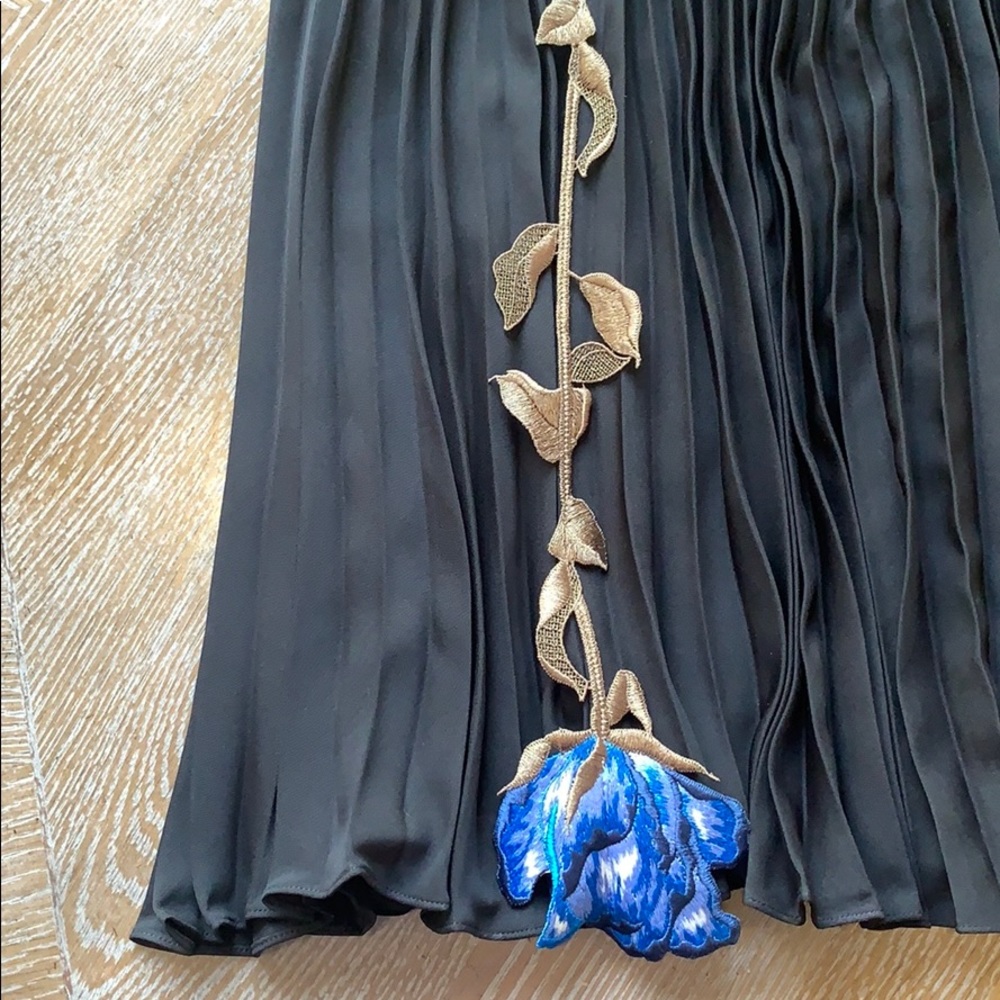 CHRISTOPHER KANE AW16 Embroidered Pleated Floral Skirt 8 - Picture 8 of 14
